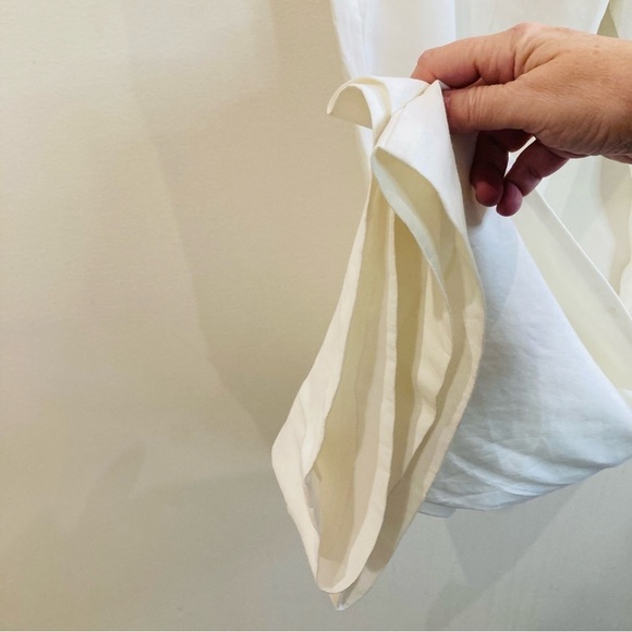 THEORY Sz 6 Emery 100% Linen Pockets Unlined Straight Leg Flowy Trousers NEW - Picture 6 of 13